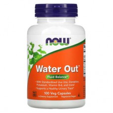 NOW Foods, Water Out, водний баланс, 100 вегетаріанських капсул